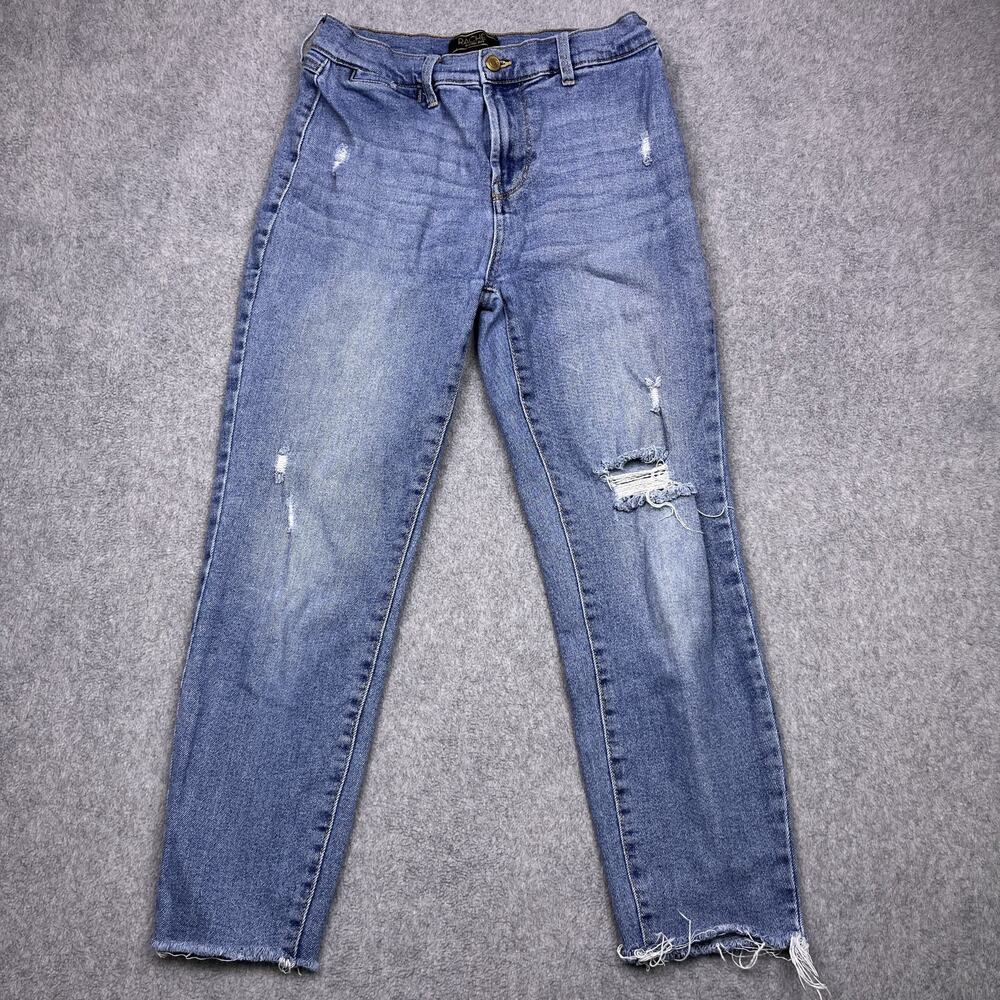 Rachel Roy Distressed Jeans Womens 6 Blue Denim‎